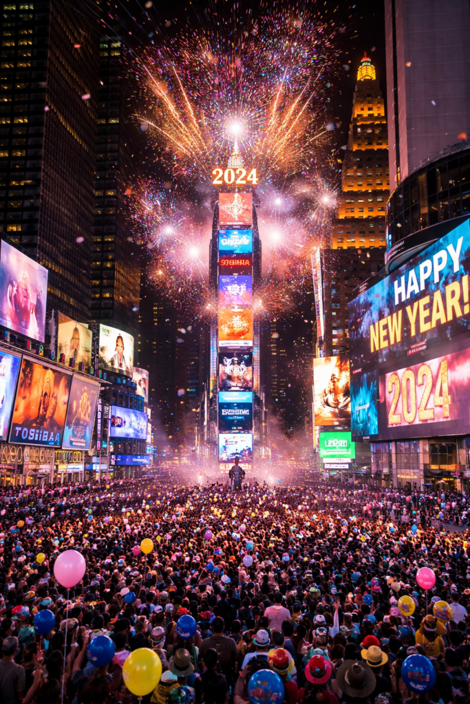 Times Square Time Ball New Year